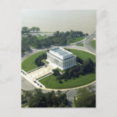 Uitzicht van de Lincoln Memorial Briefkaart (Voorkant)