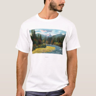 Uitzicht van de Lion en de Capilano T-shirt