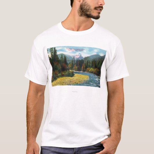 Uitzicht van de Lion en de Capilano T-shirt (Voorkant)