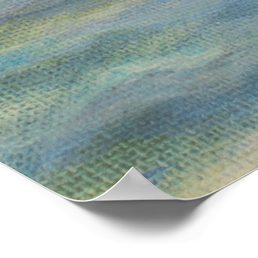 Uitzicht van de lopende brug van het meer poster (Hoek)