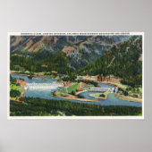 Uitzicht van de lucht die stroomopwaarts van Bonne Poster (Voorkant)