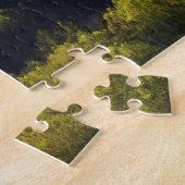 Uitzicht van de lucht in de Cades Cove, grote moky Legpuzzel (Zijkant)