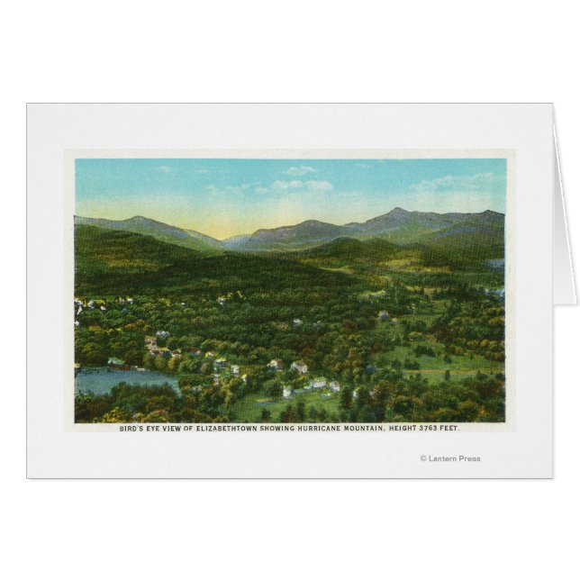 Uitzicht van de lucht in de stad met het orkaangeb (Voorkant Horizontaal)