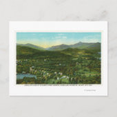 Uitzicht van de lucht in de stad met het orkaangeb briefkaart (Voorkant)