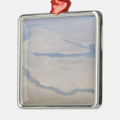 Uitzicht van de lucht in Egypte en het schiereilan Metalen Ornament (Links)