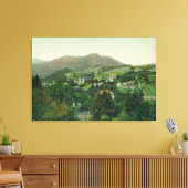 Uitzicht van de lucht, Mt Tamalpais Canvas Afdruk (Insitu (Woonkamer))