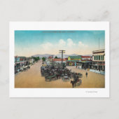 Uitzicht van de lucht van de benedenhoofdstraat Pe Briefkaart (Voorkant)