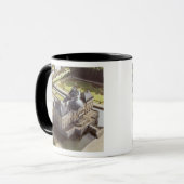 Uitzicht van de lucht van het Chateau, ontworpen v Mok (Voorkant links)