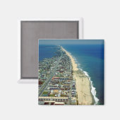 Uitzicht van de lucht van Ocean City Maryland Magneet (Voorkant / Achterkant)