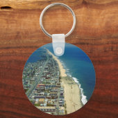 Uitzicht van de lucht van Ocean City Maryland Sleutelhanger (Voorkant)