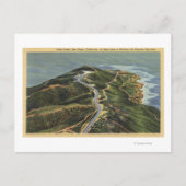 Uitzicht van de lucht van Point Loma Briefkaart (Voorkant)