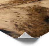 Uitzicht van de luchtballon Hot Air, Cappadocia Poster (Hoek)