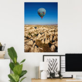 Uitzicht van de luchtballon Hot Air, Cappadocia Poster (Thuiskantoor)