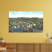 Uitzicht van de luchthaven CityCorvallis, OF Canvas Afdruk (Insitu (Woonkamer))