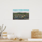 Uitzicht van de luchthaven CityCorvallis, OF Poster (Keuken)