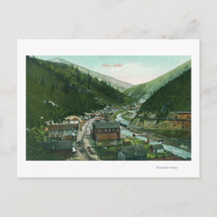 Uitzicht van de luchthaven CityGem, ID Briefkaart