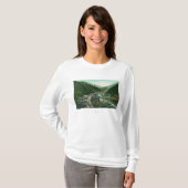 Uitzicht van de luchthaven CityGem, ID T-shirt (Voorkant volledig)