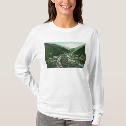 Uitzicht van de luchthaven CityGem, ID T-shirt (Voorkant)
