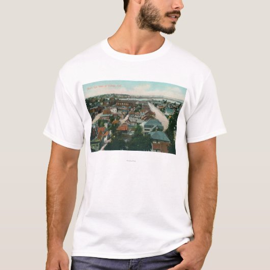 Uitzicht van de luchthaven van de stad Vallejo, CA T-shirt (Voorkant)