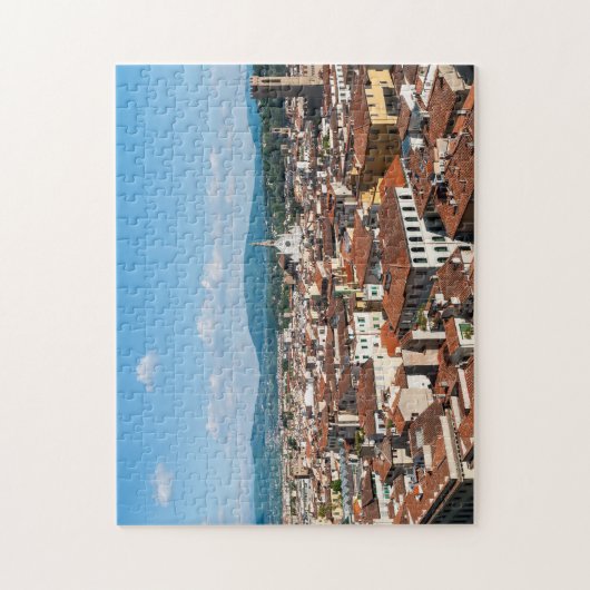 Uitzicht van de luchthaven van Florence - Toscane, Legpuzzel (Verticaal)