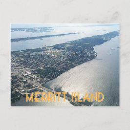 Uitzicht van de luchthaven van Florida Merritt Isl Briefkaart