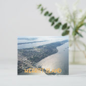 Uitzicht van de luchthaven van Florida Merritt Isl Briefkaart (Staand voorkant)