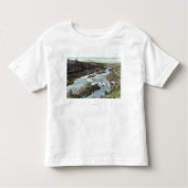 Uitzicht van de luchthaven van Link RiverKlamath C Kinder Shirts (Voorkant)