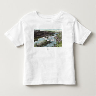 Uitzicht van de luchthaven van Link RiverKlamath C Kinder Shirts