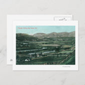 Uitzicht van de luchthaven van Mission Valley-San  Briefkaart (Voorkant / Achterkant)