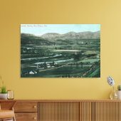 Uitzicht van de luchthaven van Mission Valley-San Canvas Afdruk (Insitu (Woonkamer))