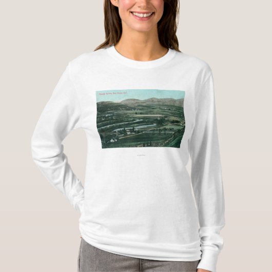 Uitzicht van de luchthaven van Mission Valley-San  T-shirt (Voorkant)