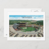 Uitzicht van de luchthaven van New Milwaukee Count Briefkaart (Voorkant / Achterkant)