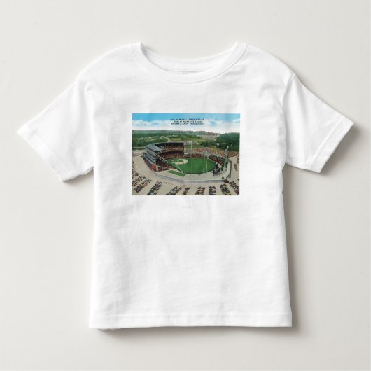 Uitzicht van de luchthaven van New Milwaukee Count Kinder Shirts (Voorkant)