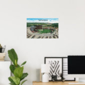 Uitzicht van de luchthaven van New Milwaukee Count Poster (Thuiskantoor)