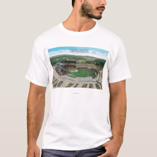 Uitzicht van de luchthaven van New Milwaukee Count T-shirt