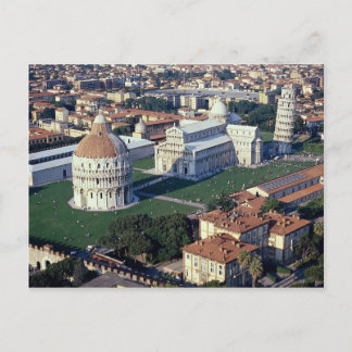 Uitzicht van de luchthaven van Pisa, Italië Briefkaart