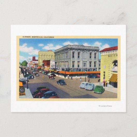 Uitzicht van de luchtmacht D Street Briefkaart (Voorkant)