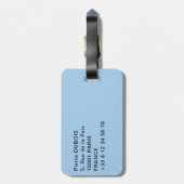 Uitzicht van de luchtmacht over de stad Split - Da Bagagelabel (Achterkant verticaal)