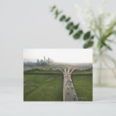 Uitzicht van de luchtwegen in Dallas, Texas Briefkaart (Staand voorkant)