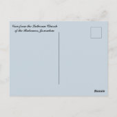 Uitzicht van de Lutherse kerk van Redeemer Jerusal Briefkaart (Achterkant)