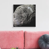 Uitzicht van de maan Hyperion van Saturnus met val Canvas Afdruk (Insitu (Woonkamer))