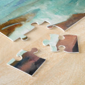 Uitzicht van de Maine Coast door Newell Convers Wy Legpuzzel (Zijkant)