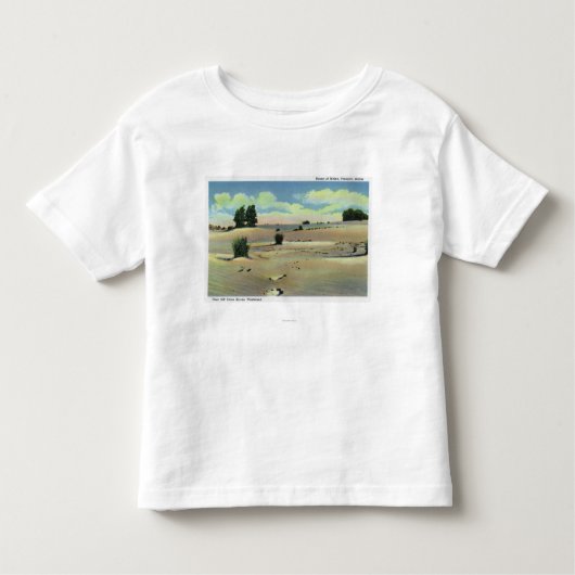 Uitzicht van de Maine-woestijn Kinder Shirts (Voorkant)