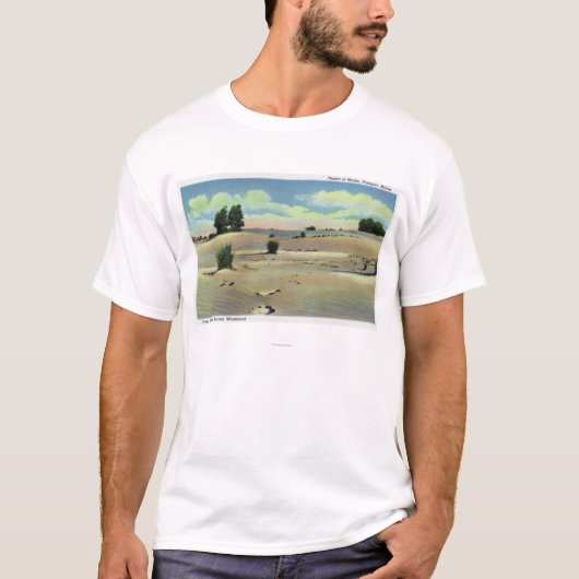 Uitzicht van de Maine-woestijn T-shirt (Voorkant)
