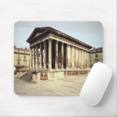 Uitzicht van de Maison Carree, c.19 BC Muismat (Met muis)