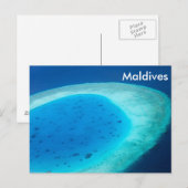 Uitzicht van de Malediven Briefkaart (Voorkant / Achterkant)