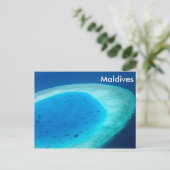 Uitzicht van de Malediven Briefkaart (Staand voorkant)