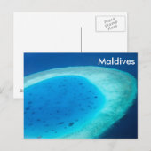 Uitzicht van de Malediven Briefkaart (Voorkant / Achterkant)