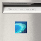 Uitzicht van de Malediven Magneet (Insitu (Vaatwasser))
