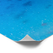 Uitzicht van de Malediven Poster (Hoek)